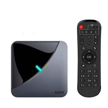 A95X F3 Air Amlogic S905X3 Android 9.0 TV BOX RGB Light 8K 4K wifi 4GB 32GB 64GB smart media player Set Top TV Box 
A95X F3 Air Amlogic S905X3 Android 9.0 TV BOX RGB Light 8K 4K wifi 4GB 32GB 64GB smart media player Set Top TV Box