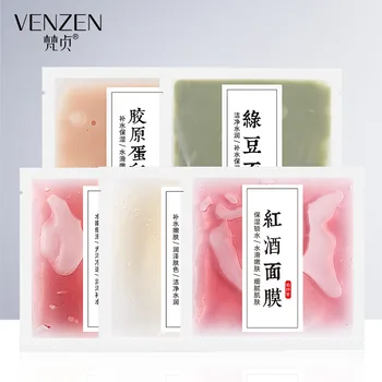 WENZEN transparent collagen face masks plant Anti-Aging Moisturizing wine tea bean vinasse facial mask Shrink pores skin care
WENZEN transparent collagen face masks plant Anti-Aging Moisturizing wine tea bean vinasse facial mask Shrink pores skin care