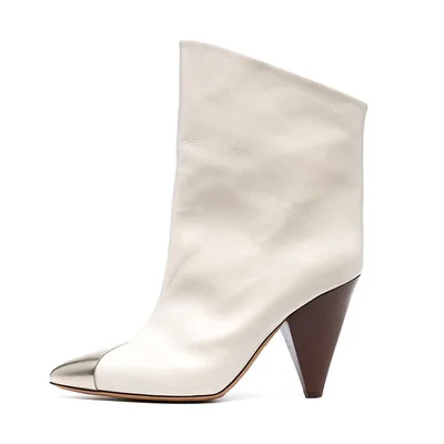 2022 fashion runway shoes women black nude metal pointed toe ankle cowboy boots suede motorcycle shoes spike heels women boots
2022 fashion runway shoes women black nude metal pointed toe ankle cowboy boots suede motorcycle shoes spike heels women boots