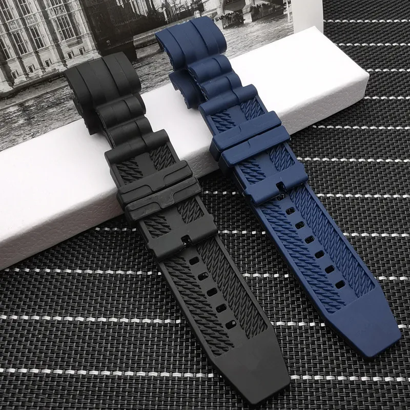 Top quality 26mm Black Blue watchband Waterproof Rubber for Subaqua Watch Band Belt For Invicta strap
Top quality 26mm Black Blue watchband Waterproof Rubber for Subaqua Watch Band Belt For Invicta strap