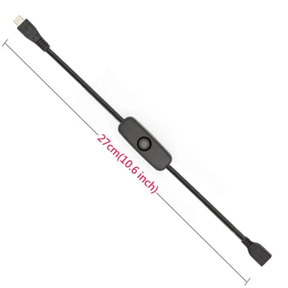 Micro USB Female to Male Cable for Raspberry Pi Power Switch Cord 27CM 5V 2.5A
Micro USB Female to Male Cable for Raspberry Pi Power Switch Cord 27CM 5V 2.5A