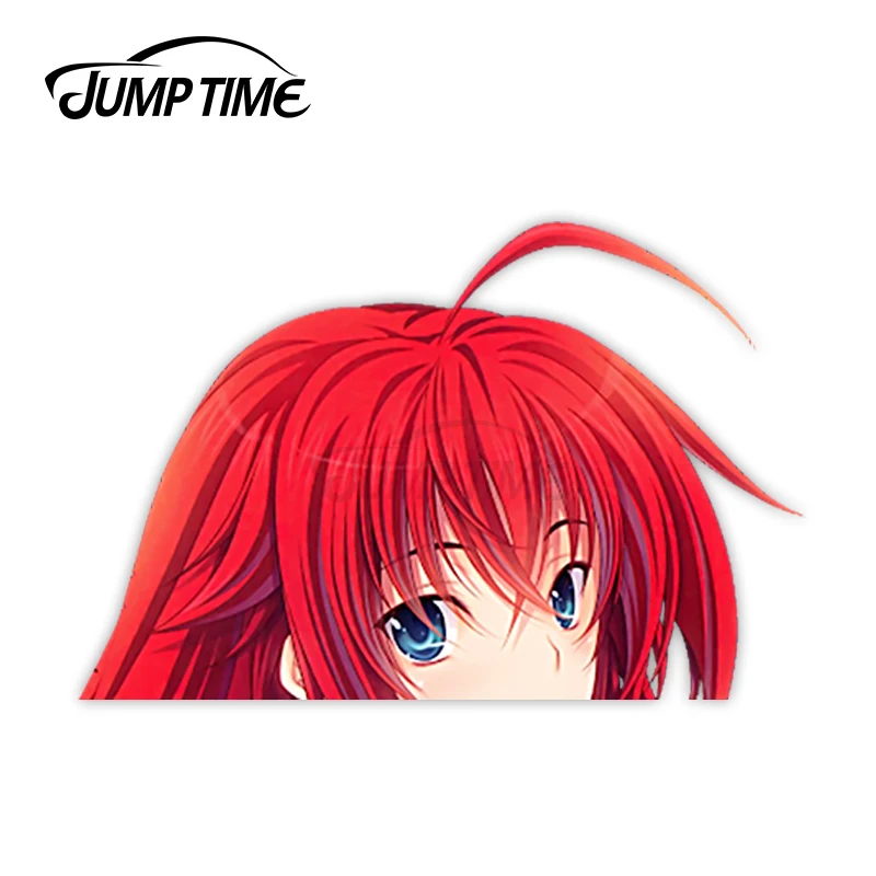 Прыгать время средней школы DxD Риас Gremory 96 в виде милого героя аниме девочка Peeker