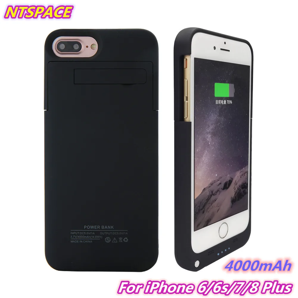 Extended Phone Battery Power Case 4000mAh Power Bank For iPhone 8 7 6s 6 Plus Portable Anti-drop Back Clip Battery Charger Cases
Extended Phone Battery Power Case 4000mAh Power Bank For iPhone 8 7 6s 6 Plus Portable Anti-drop Back Clip Battery Charger Cases