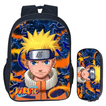 16 inch Anime Uzumaki Naruto Backpack for Teenage Girls Boys Book Travel Bag Children School Backpacks Pencil Bag Sets
16 inch Anime Uzumaki Naruto Backpack for Teenage Girls Boys Book Travel Bag Children School Backpacks Pencil Bag Sets