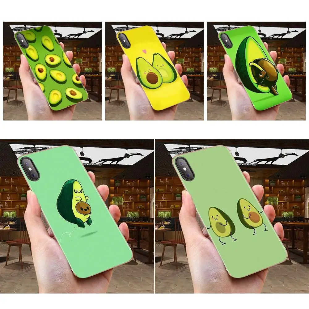 Для Apple iPhone 4 4S 5 5C 5S SE 6 6S 7 8 11 Plus Pro X XS Max XR мягкий дизайн телефона милый Авокадо