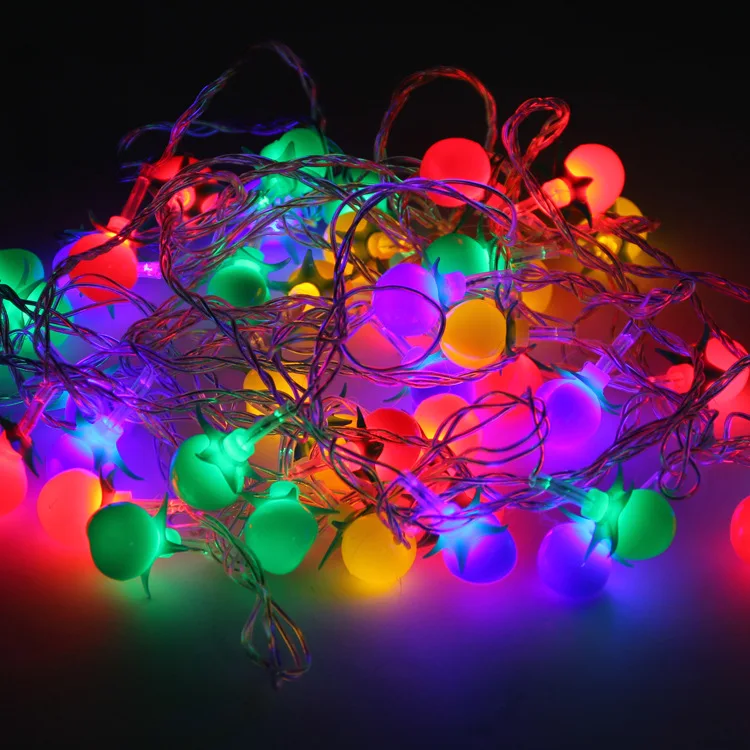 LED Colored Lamp 80L Leafy Cherry Christmas Color String Lights Bar KTV Landscape Decorative Lamp
LED Colored Lamp 80L Leafy Cherry Christmas Color String Lights Bar KTV Landscape Decorative Lamp