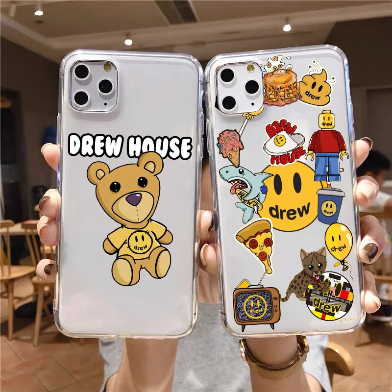 Luxury brand Justin Bieber Drew House Soft Phone Case For iPhone 12mini XR XS MAX 8 7 6S PLUS back cover For iPhone 12 11PRO MAX
Luxury brand Justin Bieber Drew House Soft Phone Case For iPhone 12mini XR XS MAX 8 7 6S PLUS back cover For iPhone 12 11PRO MAX