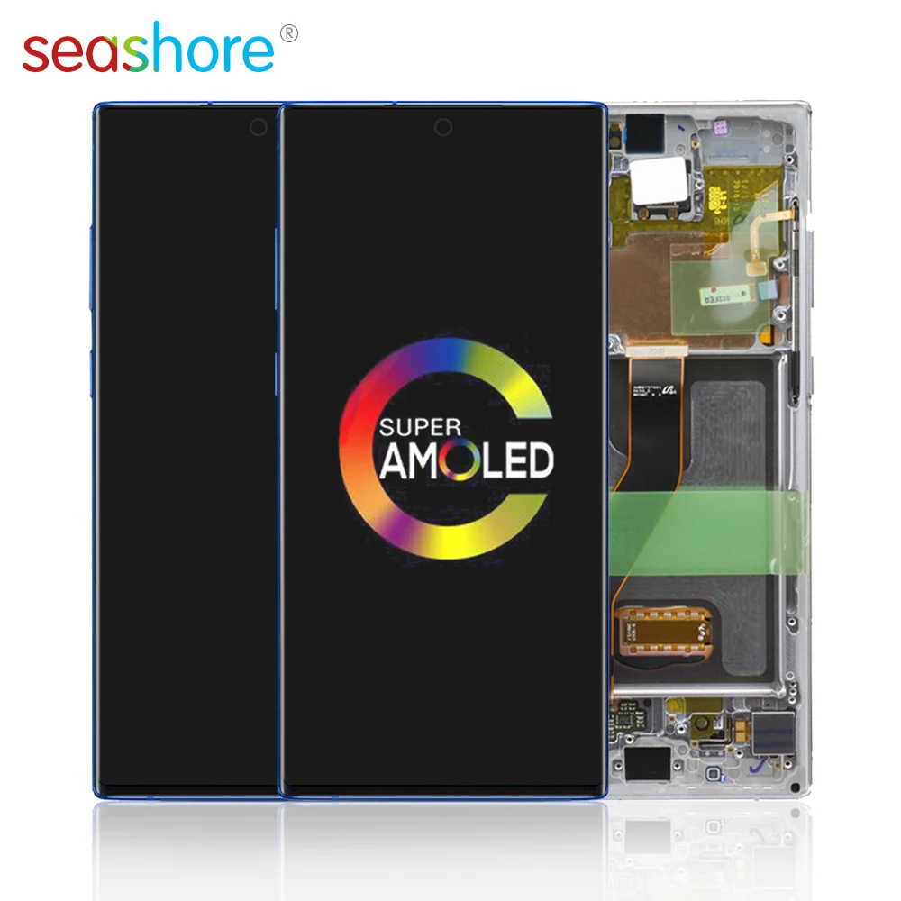 ORIGINAL For SAMSUNG Galaxy Note 10 Plus LCD Touch Screen Digitizer Assembly For Samsung Note10+ Display with Frame Note10 Pro
ORIGINAL For SAMSUNG Galaxy Note 10 Plus LCD Touch Screen Digitizer Assembly For Samsung Note10+ Display with Frame Note10 Pro