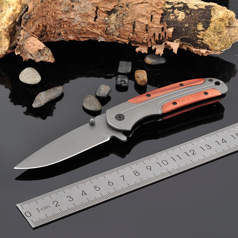 3CR13 Titanium plating Folding Knife Tactical Survival Knives Hunting Camping Edc Multi Outdoor Pocket Fruit Cutter Knife
3CR13 Titanium plating Folding Knife Tactical Survival Knives Hunting Camping Edc Multi Outdoor Pocket Fruit Cutter Knife