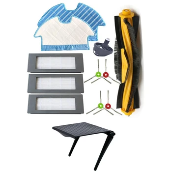 1 Pcs Rack Plastic Storage Rack Sn Storage Stand Black & 1 set Roller Brush Side Brush Hepa Filter Mop Wheel
1 Pcs Rack Plastic Storage Rack Sn Storage Stand Black & 1 set Roller Brush Side Brush Hepa Filter Mop Wheel