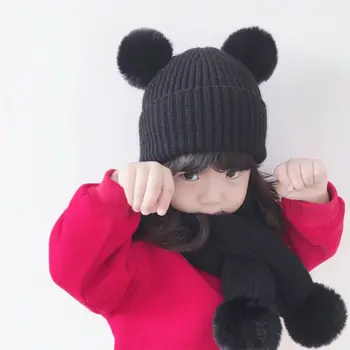 Children Scarf Hat Set Knitted Solid Color with 2 Balls Kids Autumn Winter Shawl For 6 Months to 5 Years Old Kids
Children Scarf Hat Set Knitted Solid Color with 2 Balls Kids Autumn Winter Shawl For 6 Months to 5 Years Old Kids