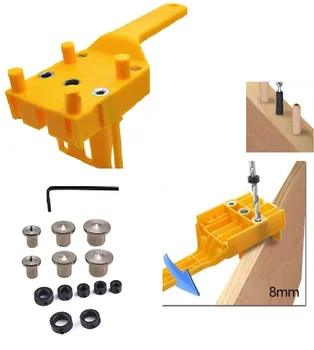 Handheld Woodworking Guide Wood Dowel Drilling Hole Saw Doweling Jig Drill Kits Straight Hole Locator Limit Ring Wrench
Handheld Woodworking Guide Wood Dowel Drilling Hole Saw Doweling Jig Drill Kits Straight Hole Locator Limit Ring Wrench