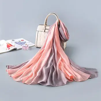 scarf women 100% silk ladies scarf silk gradient scarf large long elegant headscarf new fashion soft шарф
scarf women 100% silk ladies scarf silk gradient scarf large long elegant headscarf new fashion soft шарф