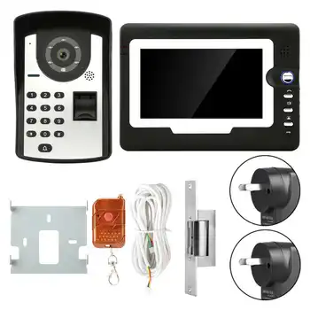 doorbell camera 7in LCD Display Password Fingerprint Video Door Visual Intercom Doorbell with NO Lock mirilla digital
doorbell camera 7in LCD Display Password Fingerprint Video Door Visual Intercom Doorbell with NO Lock mirilla digital