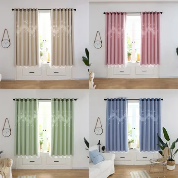1pcs Creative Fashion High Shading Openwork Note Curtain Bedroom Living Room Curtain Warm Solid Color Embroidery Short Curtains
1pcs Creative Fashion High Shading Openwork Note Curtain Bedroom Living Room Curtain Warm Solid Color Embroidery Short Curtains