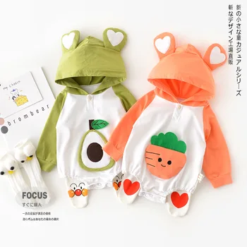 Newborn Cartoon Baby Bodysuits Boys Girl Unisex Jumpsuits Clothes Baby Cotton 3D Carrot Avocado Hoodie Photography Rompers 0-24M
Newborn Cartoon Baby Bodysuits Boys Girl Unisex Jumpsuits Clothes Baby Cotton 3D Carrot Avocado Hoodie Photography Rompers 0-24M