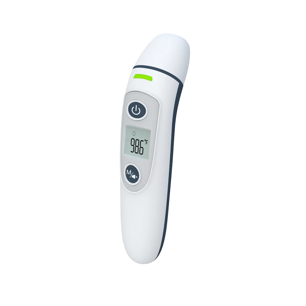 Forehead Ear Infrared Thermometer 35 Memorized Data LCD White Backlight Display Fever Alarm Fahrenheit Celsius
Forehead Ear Infrared Thermometer 35 Memorized Data LCD White Backlight Display Fever Alarm Fahrenheit Celsius