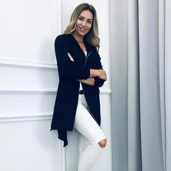 Womens Long Sleeve Zip Up Hooded Jacket Casual Solid V Neck Wide Waisted Cotton Blend Coat Outwear Overcoat 
Womens Long Sleeve Zip Up Hooded Jacket Casual Solid V Neck Wide Waisted Cotton Blend Coat Outwear Overcoat