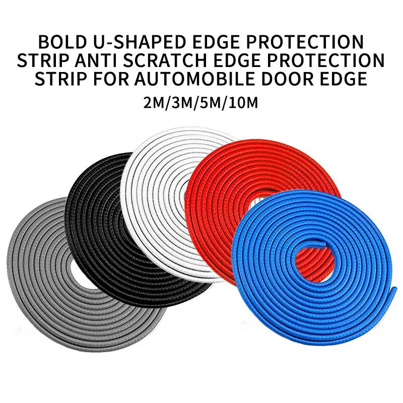 Car Door Edge Scratch Protector Strip Guard Trim Automobile Door Anti Collision Strip With Steel Car-styling 2/3/5/10M
Car Door Edge Scratch Protector Strip Guard Trim Automobile Door Anti Collision Strip With Steel Car-styling 2/3/5/10M