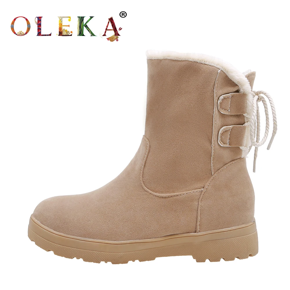 OLEKA Mid-calf Winter Ladies Boots Platform Totem Round Toe Ladies Winter Boots Leisure Style Snow Boots New AS758
OLEKA Mid-calf Winter Ladies Boots Platform Totem Round Toe Ladies Winter Boots Leisure Style Snow Boots New AS758