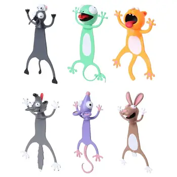 3D Bookmark Animal Squashed Cat Rabbit Mouse Bookmarks Creative Wolf Book Marks For Kids Girl's Gift Office School Stationery
3D Bookmark Animal Squashed Cat Rabbit Mouse Bookmarks Creative Wolf Book Marks For Kids Girl's Gift Office School Stationery
