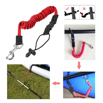 Elastic Paddle Leash Kayak Canoe Safe Paddle Leash Fishing Rod Rowing Boats Coiled Lanyard Cord Rope FK88
Elastic Paddle Leash Kayak Canoe Safe Paddle Leash Fishing Rod Rowing Boats Coiled Lanyard Cord Rope FK88