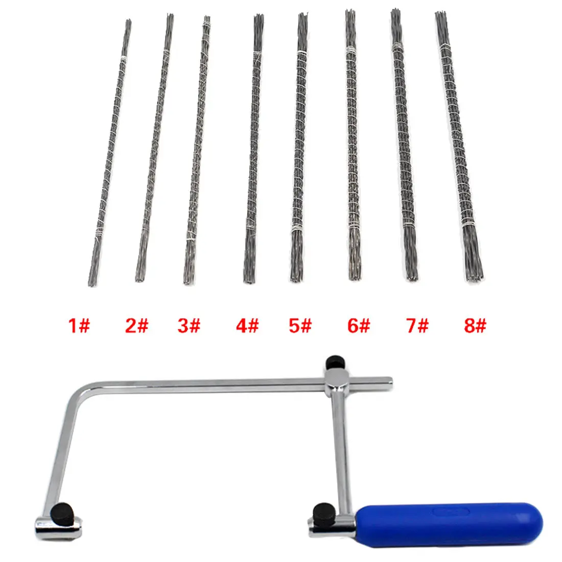 Woodworking Tools 4" Multifunction Fretsaw Hand Coping Saw Jig Saw Frame Hobby with 6pcs Spiral Blades
Woodworking Tools 4" Multifunction Fretsaw Hand Coping Saw Jig Saw Frame Hobby with 6pcs Spiral Blades