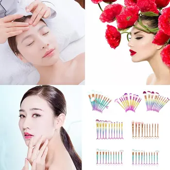 Professional 10 PCS Mermaid Makeup Brushes Foundation Eyebrow Eyeliner Blush Powder Cosmetic Concealer Make up Beauty Tools
Professional 10 PCS Mermaid Makeup Brushes Foundation Eyebrow Eyeliner Blush Powder Cosmetic Concealer Make up Beauty Tools