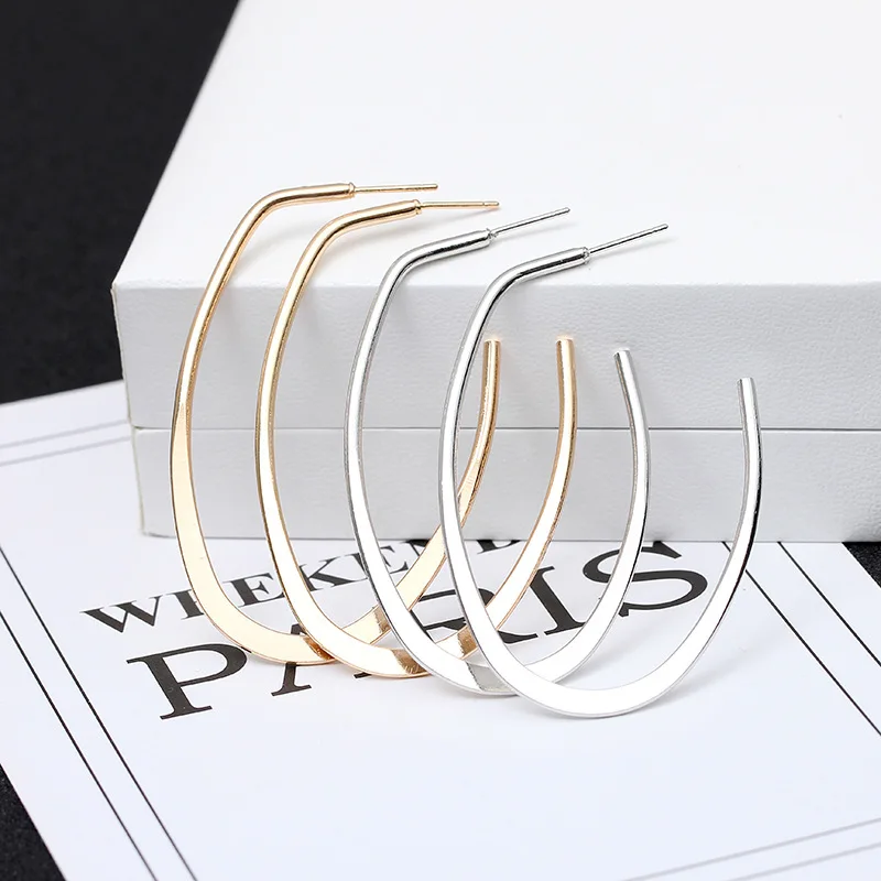 ONEVAN New Fashion Sliver Gold Metal Big Hoop Earrings Hoops Bohemian Punk Earrings Circle Hoop Earrings For Women Party Jewelry
ONEVAN New Fashion Sliver Gold Metal Big Hoop Earrings Hoops Bohemian Punk Earrings Circle Hoop Earrings For Women Party Jewelry