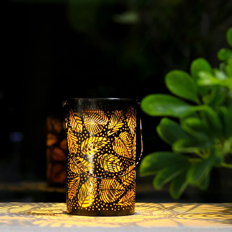 Garden Solar Projection Lights Metal Outdoor Lantern Decorative Garden Table Lights Solar Powered for Porch Patio Home -
Garden Solar Projection Lights Metal Outdoor Lantern Decorative Garden Table Lights Solar Powered for Porch Patio Home -