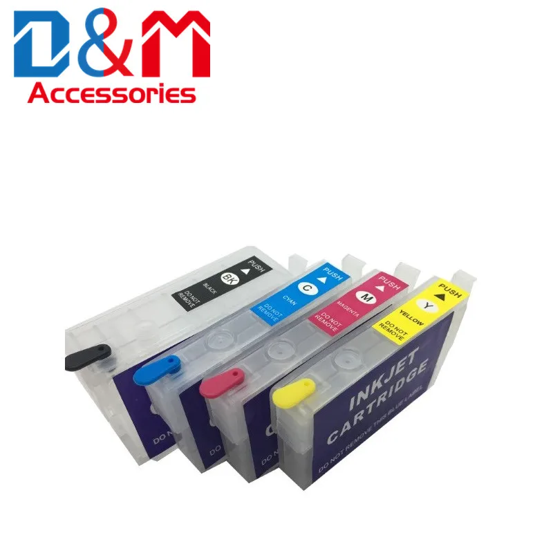 Refillable Ink Cartridge T702 T702XL1-XL4 T3471 T3472 T3473 T3474 T3451 T3452 T3453 T3454 for Epson Workforce Pro WF-3720 3725
Refillable Ink Cartridge T702 T702XL1-XL4 T3471 T3472 T3473 T3474 T3451 T3452 T3453 T3454 for Epson Workforce Pro WF-3720 3725