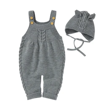 Newborn Baby Girl Boy Rompers Headband 2PCS Winter Clothes Knitted Romper Jumpsuit Outfits 0-24M
Newborn Baby Girl Boy Rompers Headband 2PCS Winter Clothes Knitted Romper Jumpsuit Outfits 0-24M