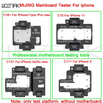 MIJING Mainboard Tester for iPhone X XS XSMAX 11 11 PRO MAX Board Function Testing No Meed Welding Upper Lower Testing Platform
MIJING Mainboard Tester for iPhone X XS XSMAX 11 11 PRO MAX Board Function Testing No Meed Welding Upper Lower Testing Platform