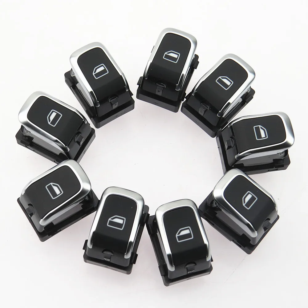 SCJYRXS Qty 9 Chrome Passenger Window Side Power Window Switch For A6 S6 C7 A6 Allroad A7 A8 S8 Q3 RS6 RS7 RSQ3 8KD959855A
SCJYRXS Qty 9 Chrome Passenger Window Side Power Window Switch For A6 S6 C7 A6 Allroad A7 A8 S8 Q3 RS6 RS7 RSQ3 8KD959855A