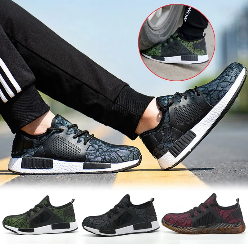 Men Breathable Sports Shoes Autumn Mesh Puncture Proof Work Labor Safety Labor Shoes Sterl Toe Sneakers Male Running Sport Shoes 
Men Breathable Sports Shoes Autumn Mesh Puncture Proof Work Labor Safety Labor Shoes Sterl Toe Sneakers Male Running Sport Shoes