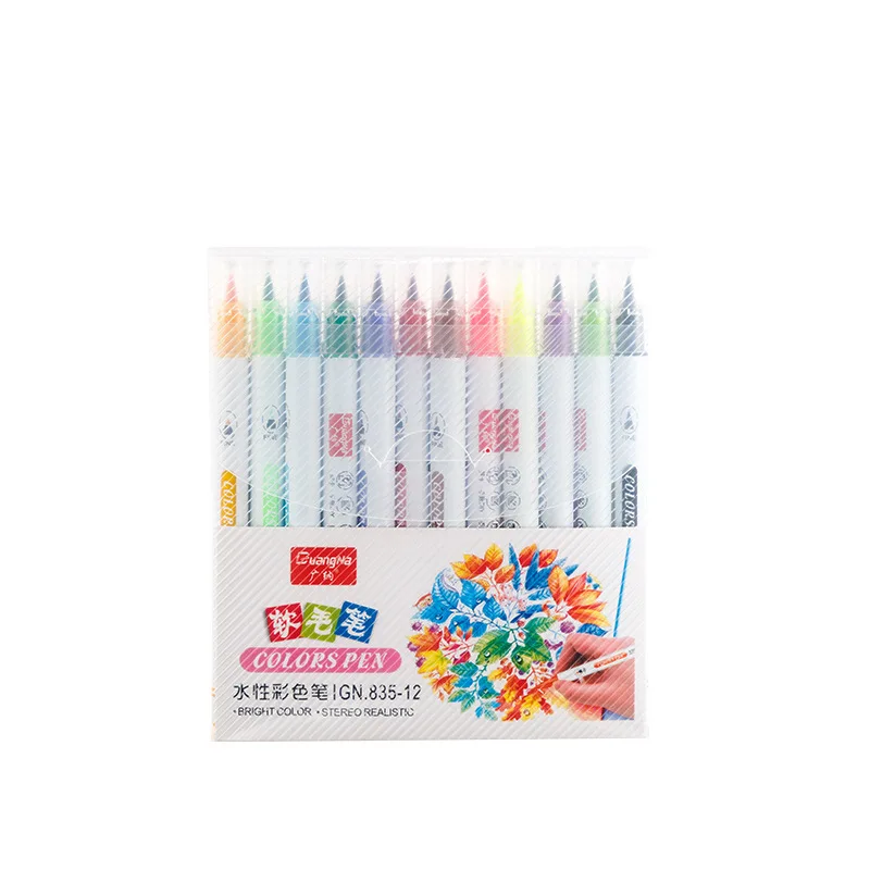 12 Colors Colors Pen Set Water-based Color Soft Brush Drawing Graffiti Markers Multi-colors Accounting Marker Pen Art Supplies
12 Colors Colors Pen Set Water-based Color Soft Brush Drawing Graffiti Markers Multi-colors Accounting Marker Pen Art Supplies