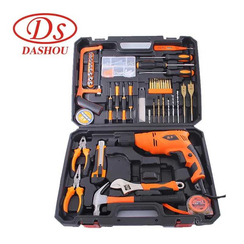 DS Electric Drill Electrician Repair Power Tool Set Multifunctional Household Woodworking Repair Combination Manual Tool Kit
DS Electric Drill Electrician Repair Power Tool Set Multifunctional Household Woodworking Repair Combination Manual Tool Kit