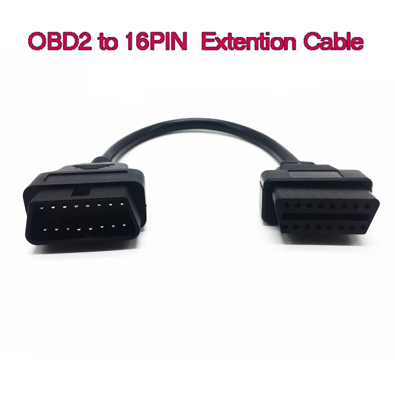 16PIN Cable 30CM Extension Cable for OBD2 Interface 16PIN Male to Female Exten for BMW and for Bz Adaptor for Car Scanner Tool
16PIN Cable 30CM Extension Cable for OBD2 Interface 16PIN Male to Female Exten for BMW and for Bz Adaptor for Car Scanner Tool