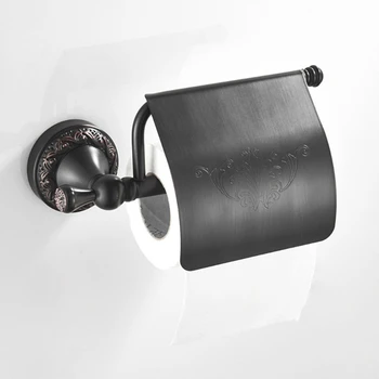 Black Brass Bathroom Toilet Paper Roller Holder Wall maounted Tissue Organizer
Black Brass Bathroom Toilet Paper Roller Holder Wall maounted Tissue Organizer