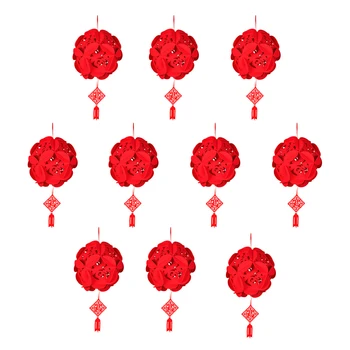 Drop Ship 10Pcs/set 23/26cm Spring Festival Decorations Gold Fu Character Hydrangea Lanterns New Year Festival Lanterns - M Size
Drop Ship 10Pcs/set 23/26cm Spring Festival Decorations Gold Fu Character Hydrangea Lanterns New Year Festival Lanterns - M Size