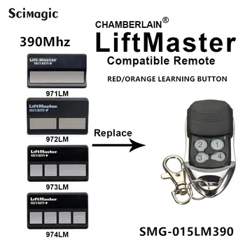 Chamberlain liftmaster 971lm 972lm 973lm 974lm gate remote control 390mhz transmitter