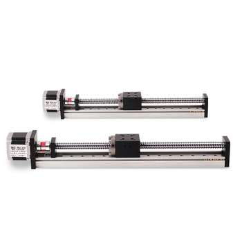 CNC Linear Guide Stage Rail Motion Slide Table Ball Screw Actuator Nema 23 Motor Module for 3d Printer Parts XYZ Robotic Arm Kit
CNC Linear Guide Stage Rail Motion Slide Table Ball Screw Actuator Nema 23 Motor Module for 3d Printer Parts XYZ Robotic Arm Kit