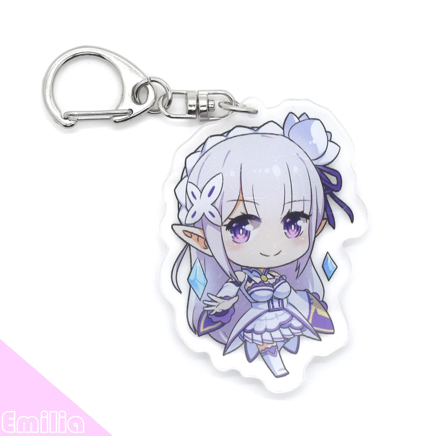 Re Zero Anime Rem Ram Emilia Acrylic Key Chains Double Sided Key Ring Pendant Accessories Cute Funny Action Figure
Re Zero Anime Rem Ram Emilia Acrylic Key Chains Double Sided Key Ring Pendant Accessories Cute Funny Action Figure