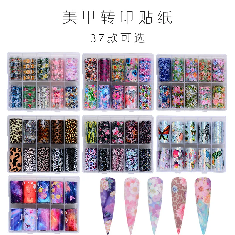 Flower/Butterfly/Laser/Christmas Series Nail Transfer Foils Decorations idea nail Art Transfer Sticker Decals Nail Accessories
Flower/Butterfly/Laser/Christmas Series Nail Transfer Foils Decorations idea nail Art Transfer Sticker Decals Nail Accessories