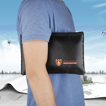 Document Bags with Waterproof Fireproof Zipper for iPad Money Jewelry Passport Storage Multifunctional Safety Bag
Document Bags with Waterproof Fireproof Zipper for iPad Money Jewelry Passport Storage Multifunctional Safety Bag