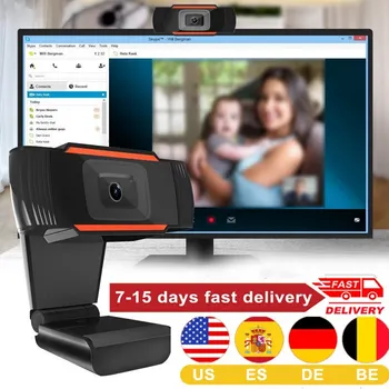 New 30 degrees rotatable 2.0 HD Webcam 1080p USB Camera Video Recording Web Camera with Microphone For PC Computer
New 30 degrees rotatable 2.0 HD Webcam 1080p USB Camera Video Recording Web Camera with Microphone For PC Computer