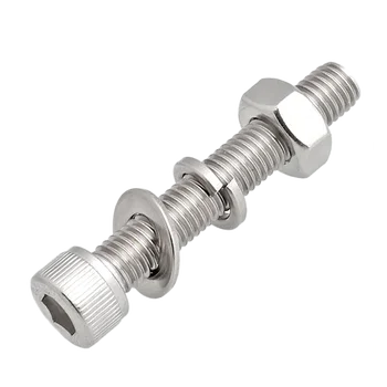 20Set M3 M4 A2 304 Stainless Steel DIN 912 Hexagon Hex Socket Head Cap Allen Bolt Screw Flat Washer Spring Nut Set L=8-30mm
20Set M3 M4 A2 304 Stainless Steel DIN 912 Hexagon Hex Socket Head Cap Allen Bolt Screw Flat Washer Spring Nut Set L=8-30mm