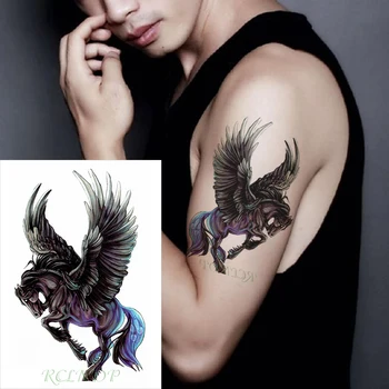 Waterproof Temporary Tattoo Stickers Pegasus wings horse animal Fake Tatto Flash Tatoo Body Art tattoos for Girl Women Men kid
Waterproof Temporary Tattoo Stickers Pegasus wings horse animal Fake Tatto Flash Tatoo Body Art tattoos for Girl Women Men kid