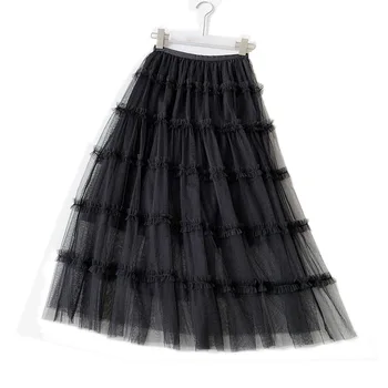 LANMREM 2020 NEW spring and summer A-line double multi-layer mesh halfbody skirt wholesales cake ruffles WL19501
LANMREM 2020 NEW spring and summer A-line double multi-layer mesh halfbody skirt wholesales cake ruffles WL19501