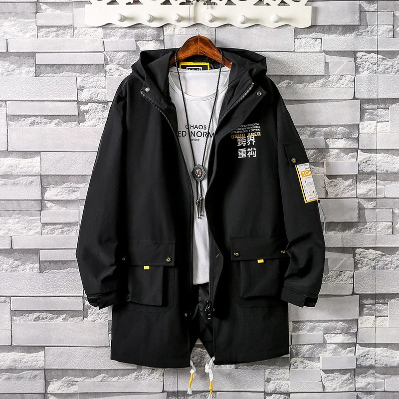 2019 Autumn New Style Men Jacket Trench Coat Mid-length Casual Loose-Fit Overcoat Teenager Hooded Fashion Man Coat
2019 Autumn New Style Men Jacket Trench Coat Mid-length Casual Loose-Fit Overcoat Teenager Hooded Fashion Man Coat